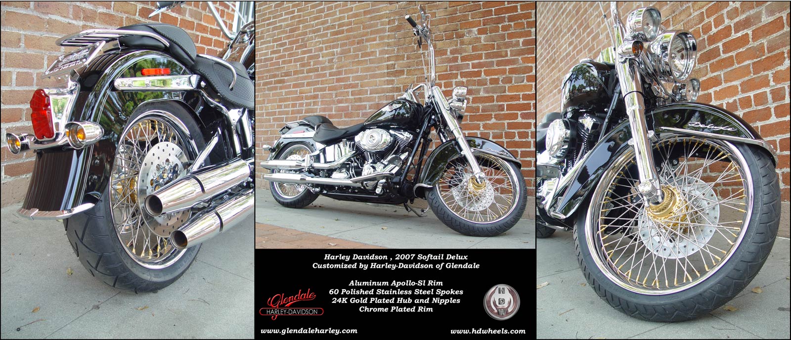 Softail deals deluxe rims